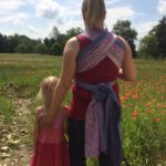 Wickelkreuztrage von hinten